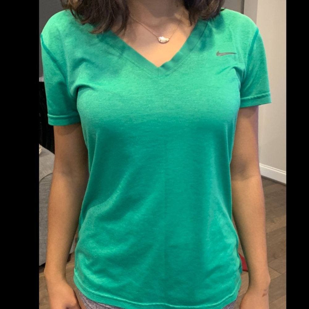 Green Nike Dri Fit T-Shirt